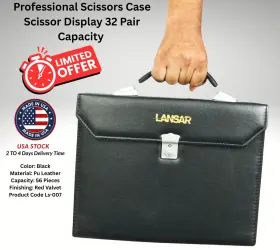 Ls-007 Lansar Professional Scissors Case Scissor Display 32 Pair Salon Barber Traveling Bag