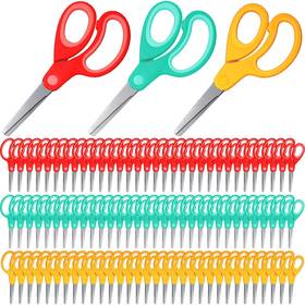 Lanties Scissors-096 96 Pcs Kids Scissors Bulk Classroom 5.8 Inch Student Safe Blunt Tip Children