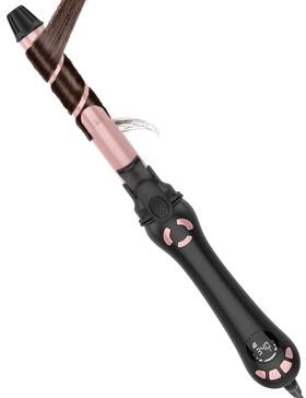 Lanvier Le-ci004cr New Version Rotating Curling Iron 1 Inch Automatic Wand For W