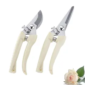 Leize 709345411013 Flower Scissors Set 2 Pack Premium Thickened Stainless Steel Floral Sh