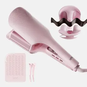 Ln-s16 Lena Hair Waver S16 Beach Waves Curling Iron Tool For Women With 3 Tita