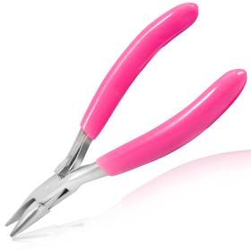 Leontool 9gd1382 Long Nose Pliers Smooth Jaw 6-inch Carbon Steel Pvc Handle Rose