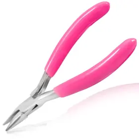9gd1382 Leontool Long Nose Pliers Smooth Jaw 6-inch Carbon Steel Pvc Handle Rose