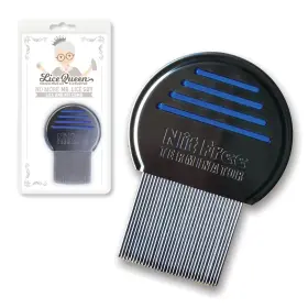 Lice Queen 897067002869 Professional Stainless Steel And Nit Comb - Gentle Tips For Easy Head Tr