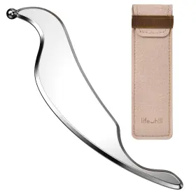 Mt07 Lifechill 3-in-1 Stainless Steel Gua Sha Tool Professional Trigger Point Mas