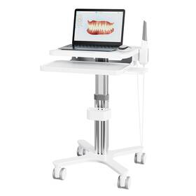 Likaymo Mto-3 Medical Trolley Cart With Laptop Tray And Oral Scanner Holder Dental Clinic