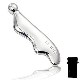 Lit Halo 198715439748 4-in-1 Gua Sha Massager Stainless Steel Cryo Facial Tools For Face