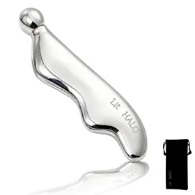 Lit Halo 198715439748 4-in-1 Gua Sha Massager Stainless Steel Cryo Facial Tools For Face