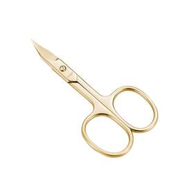 Livingo 10284g Sharp Curved Nail Cuticle Scissors Premium Stainless Steel Gold