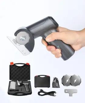 Log001 Logbay 4v Cordless Electric Scissors Ergonomic Handle 3 Sk5 Blades 1-hour Full Ch
