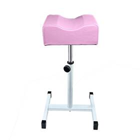 Lovevlogy Cb-3201 Pedicure Stool Height Adjustable H-shaped Arch Cushion Pink Salon And Spa