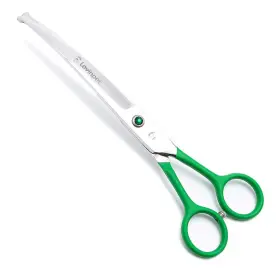 Lp-green2 Lovinpet Pet 7 Inch Curved Scissor Right/left-handed Round-tip Grooming 6cr S