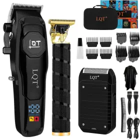 Lqt888 Lqt 797999867713 Hair Clippers For Men 3 In1 Cordless Beard Trimmer Electric Shavers... Fast Ship