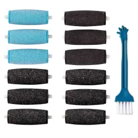 7f-siq2-hhma Luluko 12pcs Pedi Perfect Refills Compatible With Amope 6extra Coarse Blue336