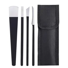 0262 Luzen 4 Pedicure Knife Set 4pcs Professional Stainless Steel Ingrown Toenail T
