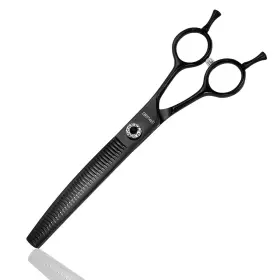 Jd01 Lynhuand 7 Inch Professional Curved Thinning Scissors For Dog Grooming Sharp Blades Blendi
