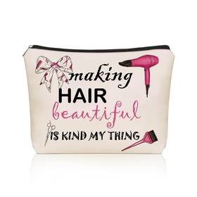 Lyricalsbag Hzb006 Hair Stuff Makeup Bag Hairdresser Gifts For Women Funny Dress