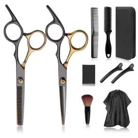 Am-hj10-01 M.steve Hair Cutting Scissors Kit Professional Haircut With S Am-hj10-01 M.steve Hair Cutting Scissors Kit Professional Haircut With S