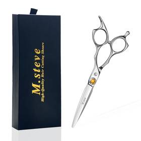 M.steve Amx-63 Professional Hair Cutting Scissors 6.3 Inch Vg10 Stainless Steel Barber Shea