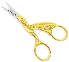 Scissors-601 Macs Products 30-7032mt Professional Eye Brow Scissors/silk