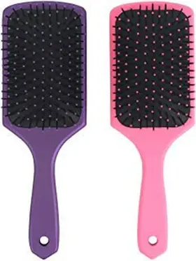 Man-yx-8586 Mantello Detangling Paddle Brush For Curly And Thick Hair 2 Pack