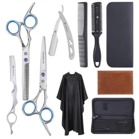 Marhaba As 313110892862 Professional Barber Shears Set Hair Cutting Thinning Scissors Hairdressing Salon Marhaba As 313110892862 Professional Barber Shears Set Hair Cutting Thinning Scissors Hairdressing Salon