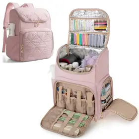 Md05702 Marscamd Insulated Hairstylist Travel Bag Backpack With Detachable Dividers And Multip