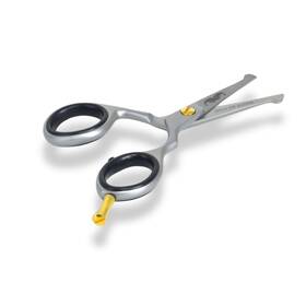 Massive Bee Store 695682204442 Rounded-tip Trimming Scissors For Men Stainless Steel High Carbon Beard Mu