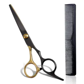 Master Go 783296202968 Hair Cutting Scissors Black Gold Professional Home Barber/salon