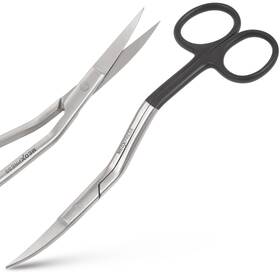 Medxpress 608539226948 Bent Handle Double Curved Embroidery Scissors 6 Inch Stainless Steel Embroide