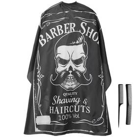 Melarqt Xm-0414-heiwb-6 Angelworld So Cool Professional Barber Cape With Snap Closure Hair Cutting Ca