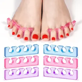 05-09msus-610-010151fba001m Melodysusie 6pcs Toe Separators For Women Pedicure Flexible Soft Silicone To