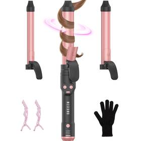 Mescomb Hc04 Automatic Curling Iron - 1 Inch Rotating For All Hair Type Fast