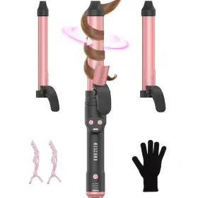 Hc04 Mescomb Automatic Curling Iron - 1 Inch Rotating For All Hair Type Fast
