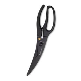 Messermeister Pb118-10 10-inch Push Button Take-apart Poultry Shears Titanium Black -