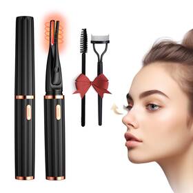 Mgko Jrjmj-x1 Heated Eyelash Curlers 2 In 1 Clip-type Curler Natur... Fast Ship