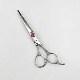 Michiko Budou-550 Professional 5.5 Inch Japanese Hair Cutting Scissors - Engraved Grapevine Handle