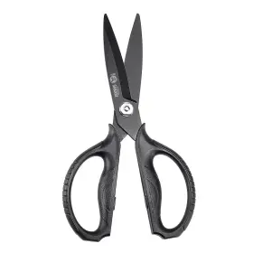 Mitsumoto Sakari 736961746809 Japanese Kitchen Scissors All Purpose Black Titanium Plate
