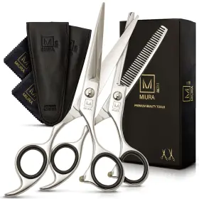 Miura 758890182657 Professional Hair Cutting Scissors For Women Men And Hairdressers 6.5 Inch Sta