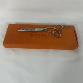 O-1805148 Mizutani Scissors Ichi-nino-san #3 Thinning Blending 25% Barber Shear Rh
