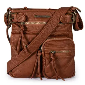 B2b-mwc-046cm Montana West Crossbody Bag For Women Multi Pocket Shoulder Medium Travel Purs