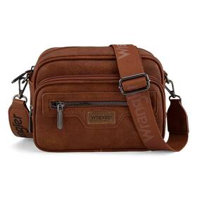 Montana West Wg192-1832dbr Wrangler Crossbody Bag For Women Multi Pocket Crossover Shoulder Pursea W