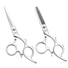 Moontay 757818068264 5.5 Inch Hair Cutting Shears Set With Large Finger Holes Professional Ba