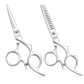 Moontay 757818068295 6.0 Inch Hair Cutting Shears Set With Large Finger Holes Professional Ba