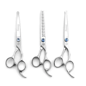 Moontay 757818068417 Professional Dog Grooming Straight Curved Thinning/blending/chunk Inch