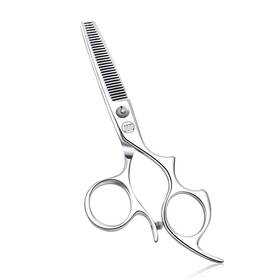 Moontay Mp08silver55thn 5.5 Inch Hair Cutting Shears With Large Finger Holes Professional Barber
