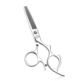 Mp08silver55thn Moontay 5.5 Inch Hair Cutting Shears With Large Finger Holes Professional Barber