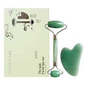 Mount Lai 869516000474 Jade Gua Sha Facial Tools Roller And Set
