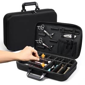 Moyretty Jl055l Barber Carrying Bag For Clippers And Supplies Large Size Travel Cas
