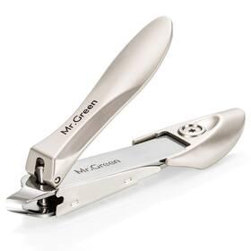 Mr.green Mr-1111/mr-1112 Nail Clipper With Catcher Slanted Edge Cutting Clippers Stainless Steel